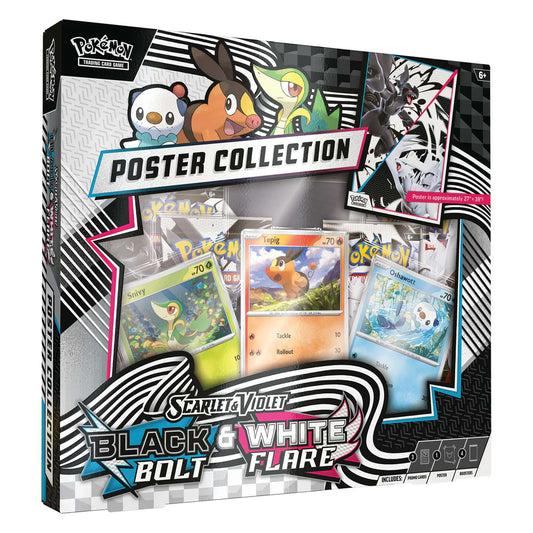 Black Bolt & White Flare Unova Poster Collection - Opened Live on Twitch Only