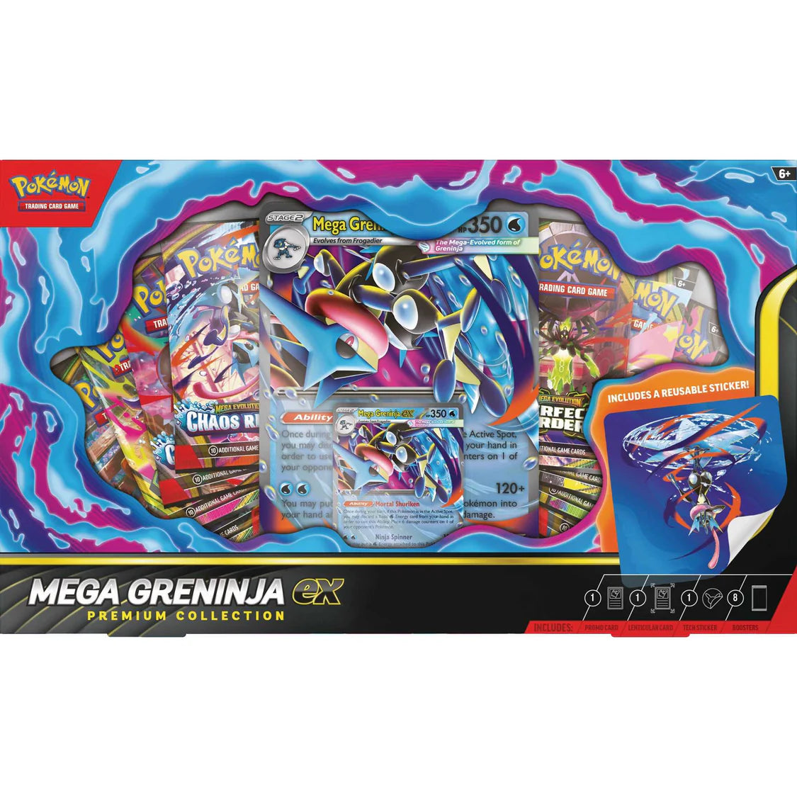 Opened Live on Twitch Only - Mega Greninja ex Premium Collection - PRE ORDER