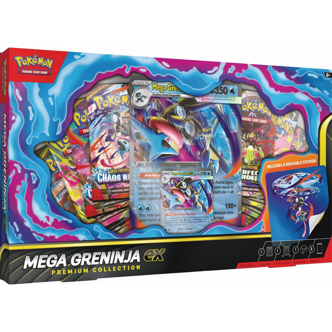 Opened Live on Twitch Only - Mega Greninja ex Premium Collection - PRE ORDER