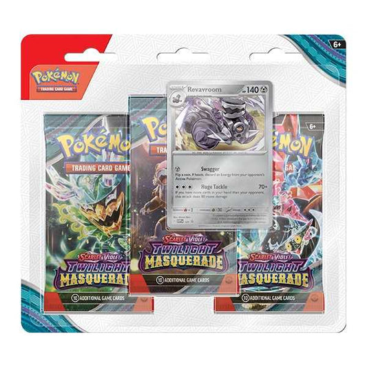 Pokémon TCG: Scarlet & Violet 6 - Twilight Masquerade - 3-Pack