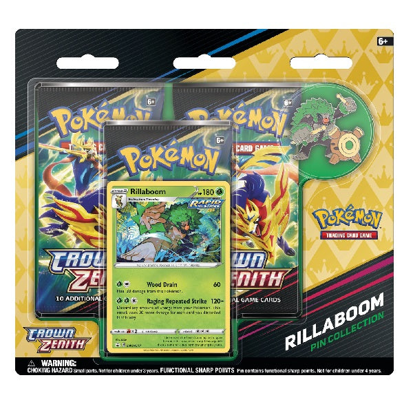 Pokémon TCG Sword & Shield 12.5 Crown Zenith Pin Collection