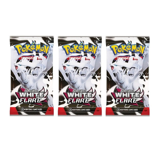 White Flare Booster Pack Bundle - opened Live on Twitch Only