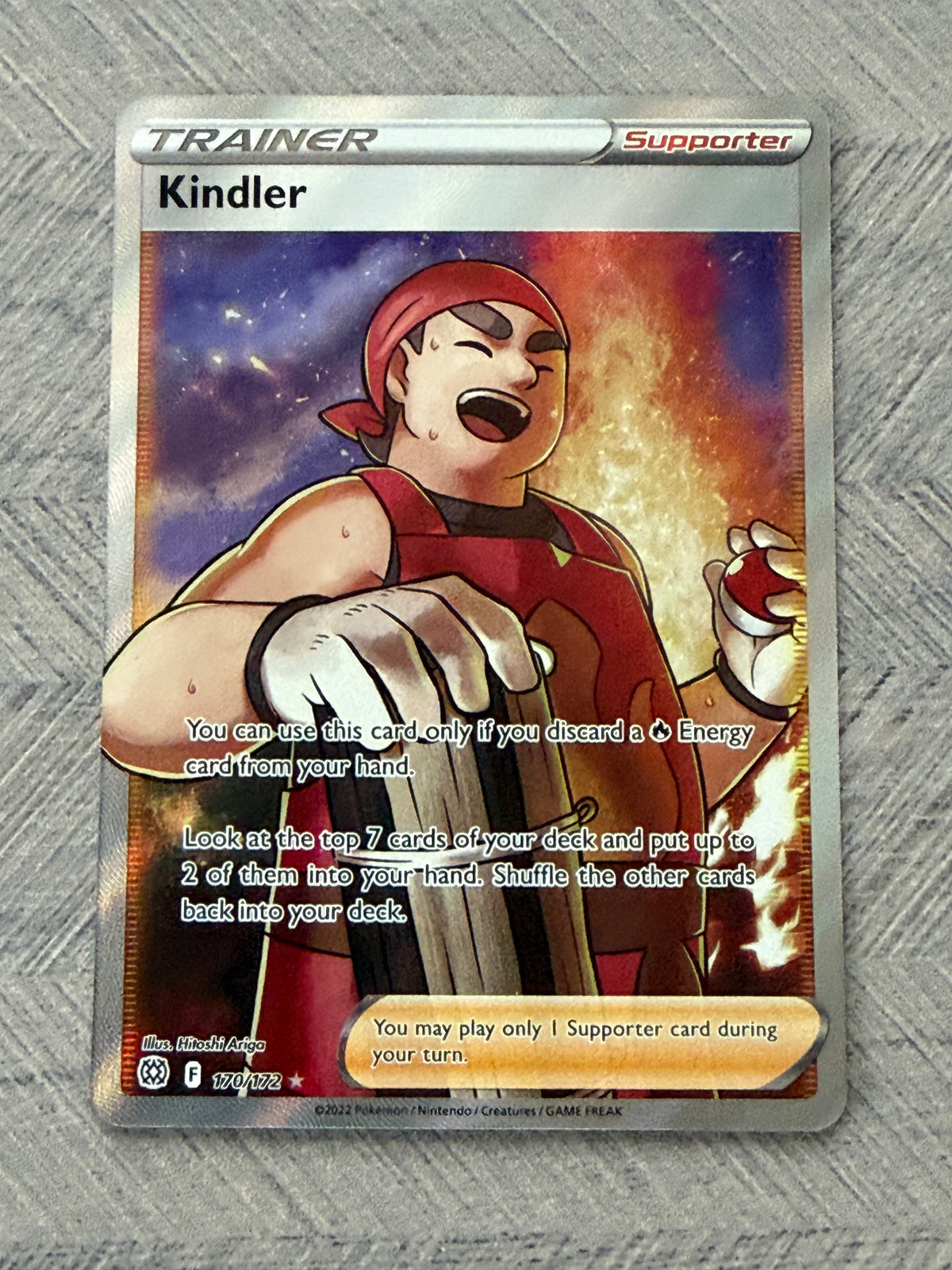 Kindler 170/172 Full Art Brilliant Stars Pokémon Card - English