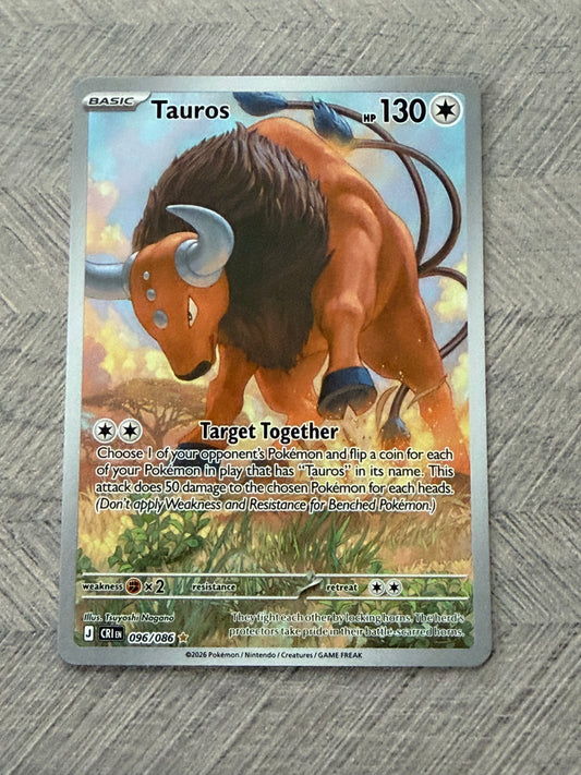 Tauros 096/066 IR Chaos Rising Pokémon Card - English