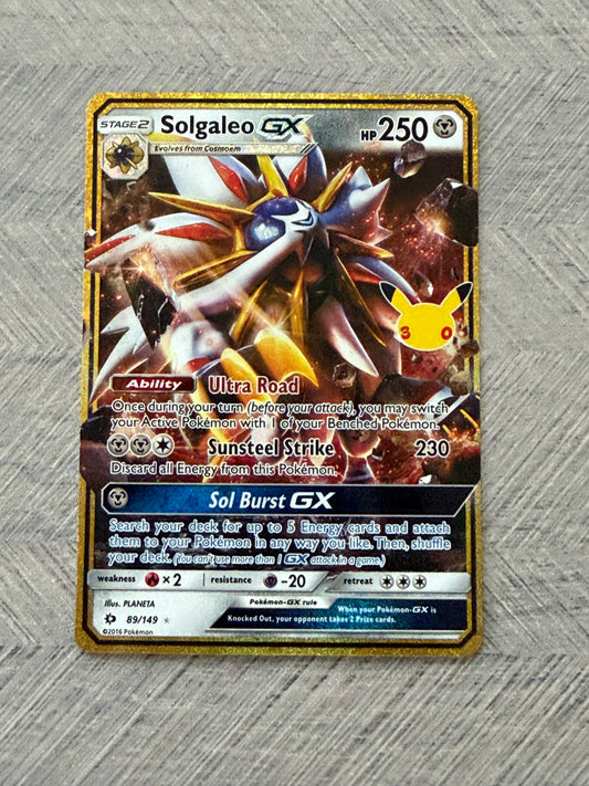 Solgaleo EX 89/149 Classic Collection 30th Celebration Pokémon Card - English