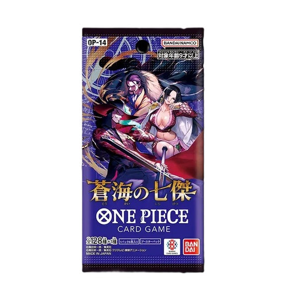 Japanese One Piece OP-14 Seven Heroes of the Blue Sea Booster Pack