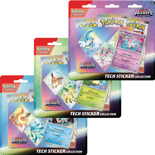 Prismatic Evolutions Tech Sticker Collection - PRE ORDER